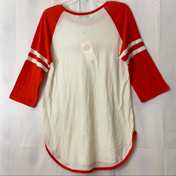 Wildfox BaseballShirt DressChristmasMorning Person - Picture 3 of 16